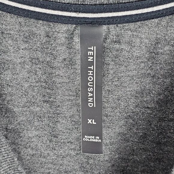 Ten Thousand T Shirt Mens Size XL The Durable Heather Gray Short Sleeve Adult - Picture 6 of 8